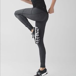 Lululemon dark herringbone speed tight